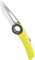 Petzl Spatha Knife with Carabiner Hole - Yellow