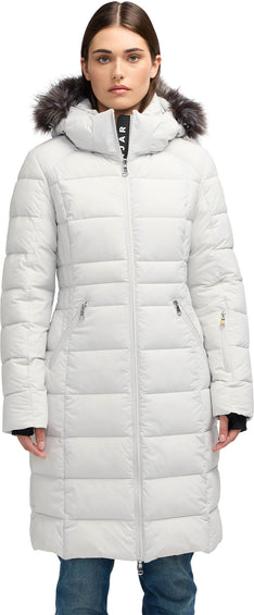 Pajar Venus Long Stretch Channel Quilted Puffer Jacket - Women's
