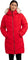 Pajar January Down Chevron Puffer Jacket with Detachable Hood Fur - Women's - Current Red - Crystal