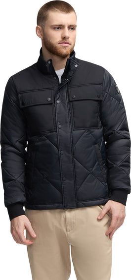 Pajar Obsidian Onion Quilted Shacket with Rib Knit Collar - Men's