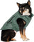 Pajar Rosie Quilted Coat with Zipper Pockets Cinched Waist for Dogs - Olive Oil
