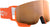 POC POCito Nexal Ski Goggles - Kids - Fluorescent Orange - Partly Sunny Light Orange