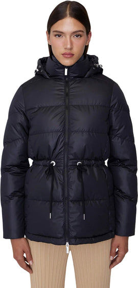 Quartz Co. Isabela Lightweight Hooded Waisted Down Jacket - Women's