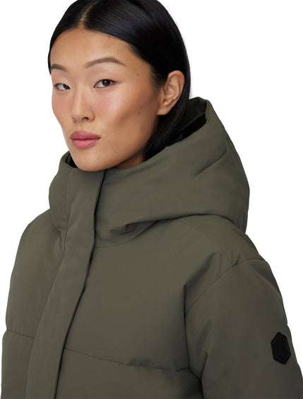 Quartz Co. Ines Hooded Down Winter No Fur Jacket - Oversized - Women's
