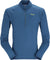 Rab Sonic Long Sleeve Zip Tee - Men's - Nightfall Blue