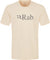 Rab Stance Logo Organic Cotton Short Sleeve T-Shirt - Men's - Ecru