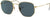 Ray-Ban Hexagonal Sunglasses - Polished Gold - Blue