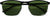 Ray-Ban RB3686 Chromance Sunglasses - Black On Silver - Polar Dark Green