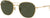Ray-Ban RB3809 Sunglasses - Polished Black - Dark Grey Lens - Gold - Green