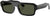 Ray-Ban Lukas Bio-Based Sunglasses - Polished Black - Green Lens - Black - Green