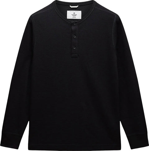 Reigning Champ Lightweight Waffle Standard Henley Long Sleeve T-Shirt - Men's