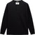 Reigning Champ Lightweight Waffle Standard Henley Long Sleeve T-Shirt - Men's - Black