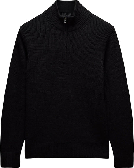Reigning Champ Vinnie Merino Rib Quarter Zip Sweater - Men's