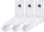 Reigning Champ 3-Pack Classic Mid Crew Socks - Men's - White