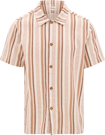 Rhythm Paisley Stripe Short Sleeve Shirt - Men's