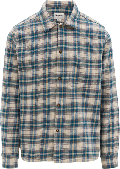 Rhythm Sur Long Sleeve Flannel Shirt - Men's