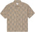 Rhythm Tanner Check Short Sleeve Shirt - Men's - Tobacco