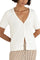Rhythm Adele Short Sleeve Knit Cardigan - Women's - White