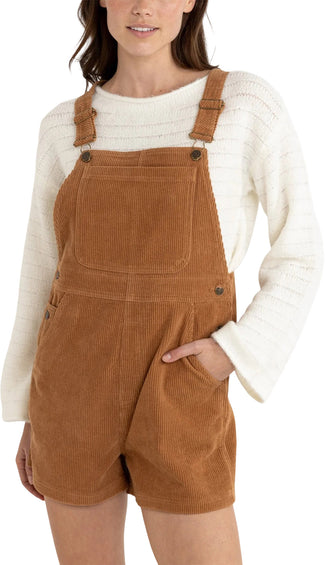 Rhythm Cord Tide Short Overall - Women's