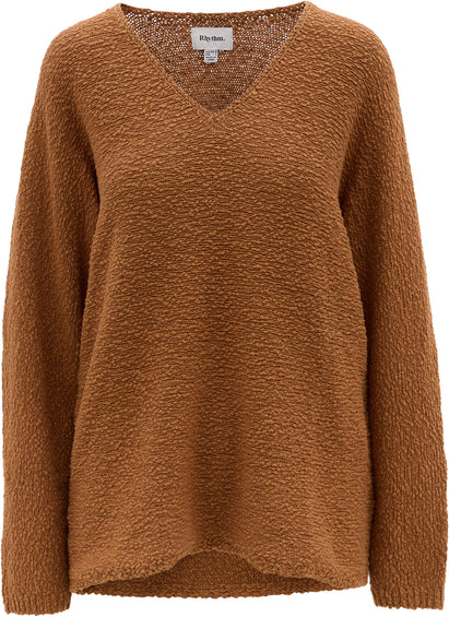 Rhythm Adele Oversized Long Sleeve Knit Top - Women's