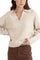 Rhythm Lexie V-Neck Collared Jumper - Women's - Natural