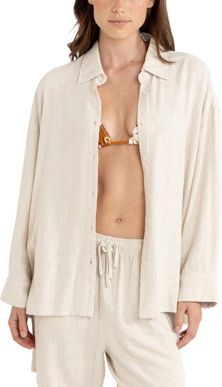 Rhythm Sunray Oversized Long Sleeve Shirt - Women's