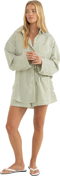 Rhythm Cove Stripe Long Sleeve Shirt - Women's