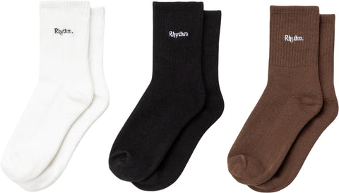 Rhythm Neutral 3-Pack Socks - Men's
