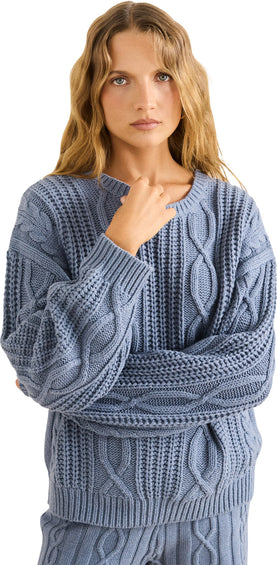 Rhythm Stanley Cable Knit Sweater - Women's