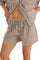 Rhythm Birdie Gingham Shorts - Women's - Brown