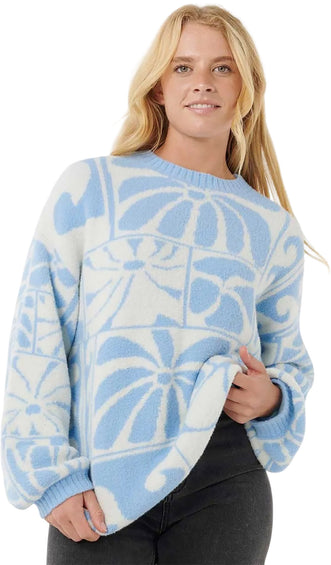 Rip Curl Artist Of The Search Ty Williams Jacquard Crew Neck Sweater - Women's