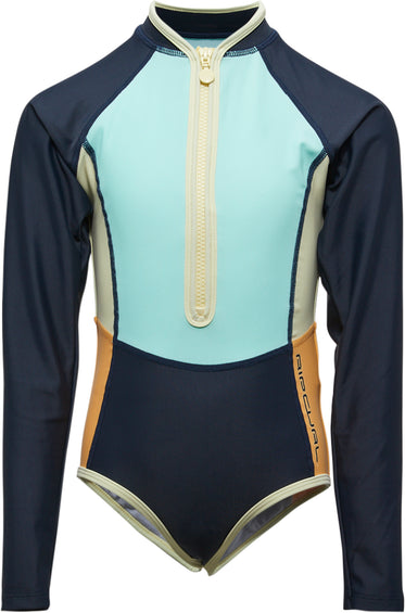 Rip Curl Block Party Long Sleeve Surf Suit - Girls