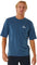 Rip Curl Stack UPF 50 Short Sleeve Rashguard - Men's - Navy Marle