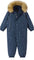 Reima Aapua Waterproof Down Snowsuit - Toddler - Navy