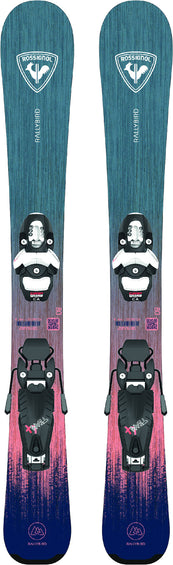 Rossignol Rallybird Kid Skis with Team 4 GW B76 Ski Bindings - Kids