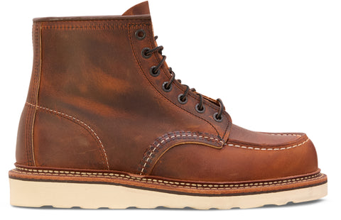 Red Wing Shoes 6-inch Classic Moc Copper Rough and Tough Leather Boots - Men's