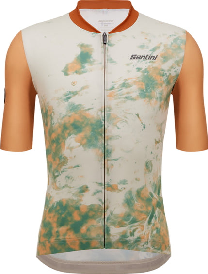 Santini Marble Slim Fit Short Sleeve Jersey - Men's