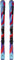 Salomon QST S Skis with C5 GW Ski Bindings - Kids - Pastel Neon Blue - Poppy Red - Black - Blue