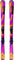 Salomon LUX S Skis with C5 GW Ski Bindings - Kids - Rhodamine Red - Saffron - Black - Pink
