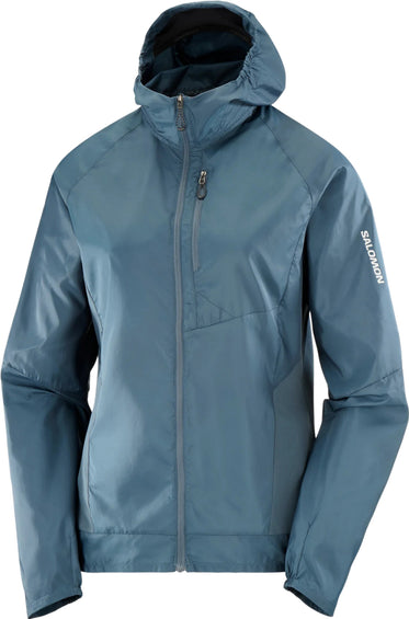 Salomon Bonatti Cross Full Zip Hooded Wind Jacket - Women's