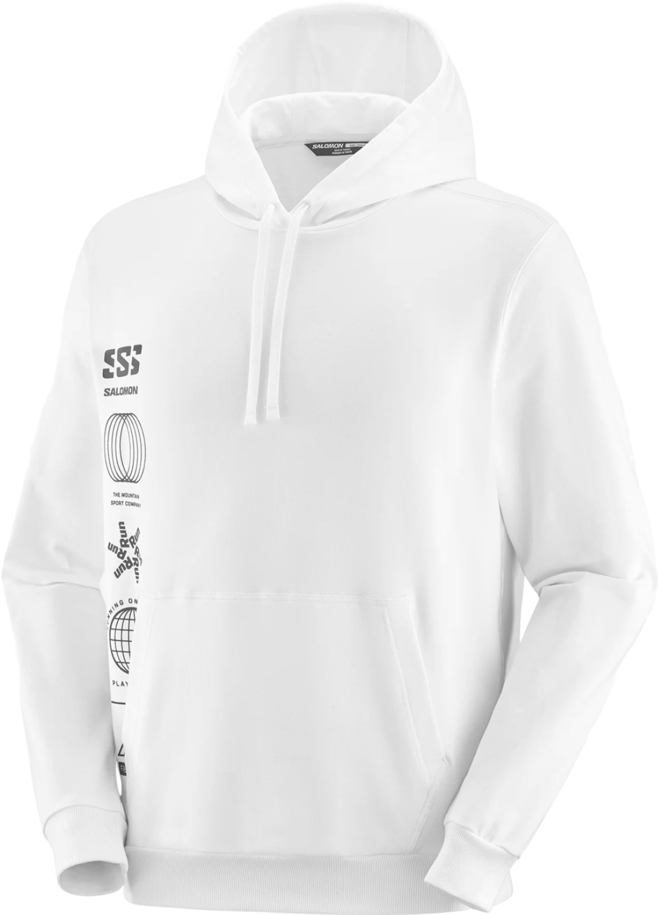 Salomon Graphic Hooded Sweatshirt - Men's XXL White