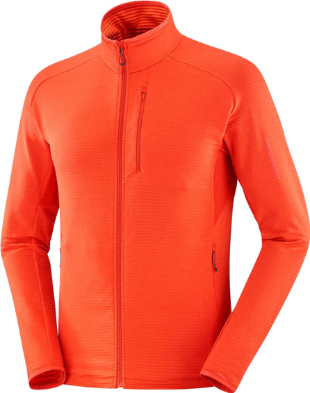 Salomon Essential Lightwarm Full-Zip Fleece Jacket - Men's