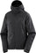 Salomon Outline Hybrid Warm Midlayer Jacket Hoodie - Women's - Deep Black