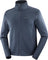 Salomon Outline Warm Fleece Full Zip - Men's - Blue Nights