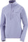 Salomon Essential Lightwarm Half Zip Fleece - Women's - Blue Granite