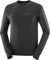 Salomon Essential Lightwarm Crew Top - Men's - Deep Black