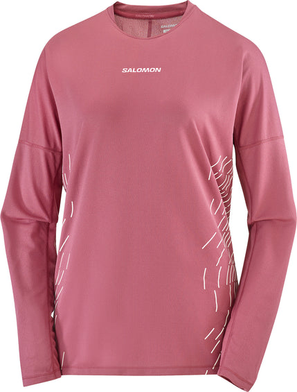 Salomon Sense Aero Graphic Long Sleeve T-Shirt - Women's