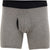 SAXX DropTemp Cooling Cotton Boxer Brief with Fly - Men's - Dark Grey Heather