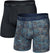 SAXX Quest Quick-Dry Mesh 2 Pack Boxer Brief with Fly - Men's - Matrix Camo - Black
