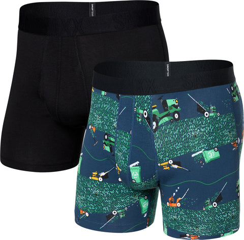 SAXX DropTemp Cooling Cotton 2-Pack Boxer Briefs  - Men's
